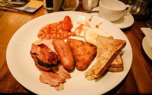 Full English Breakfast, Grosvenor House Torquay in Devon