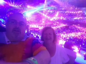 Your Hosts, Paula & Ray at Eurovision from Grosvenor House in Torquay